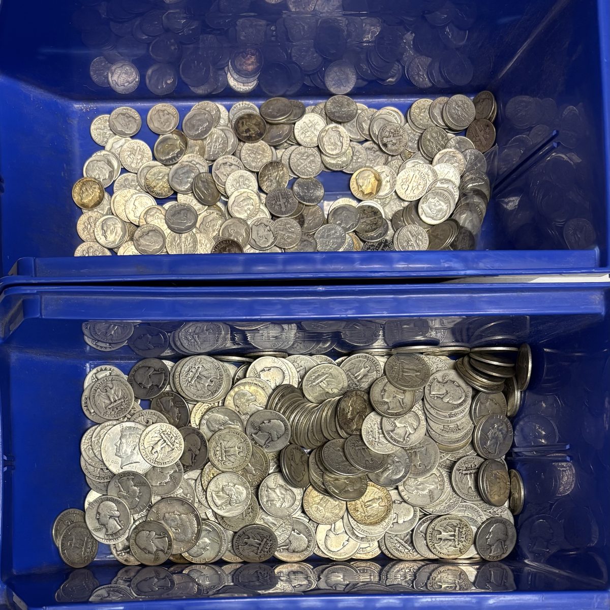 Silver coin collection